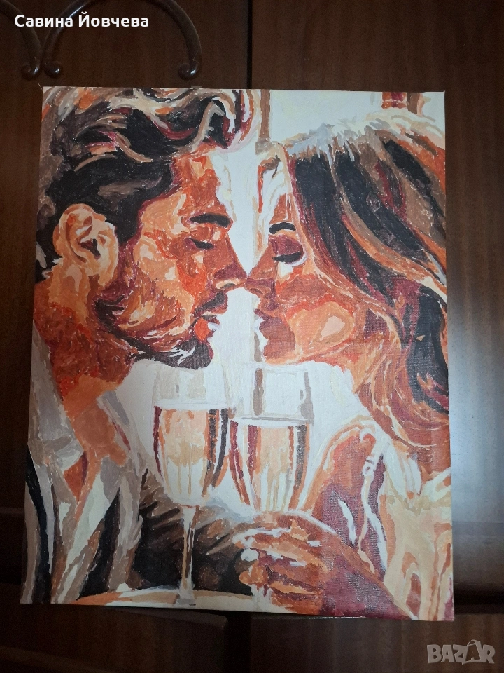 Картина рисувана по номера, снимка 1