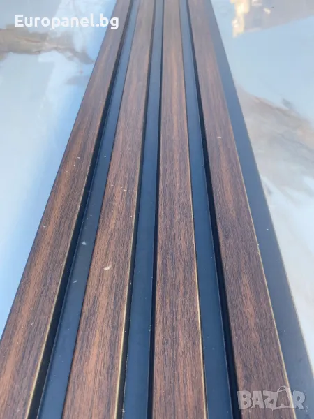 3D Декоративен панел за стена – Цвят: Tъмен Дъб – 20х290 см, снимка 1