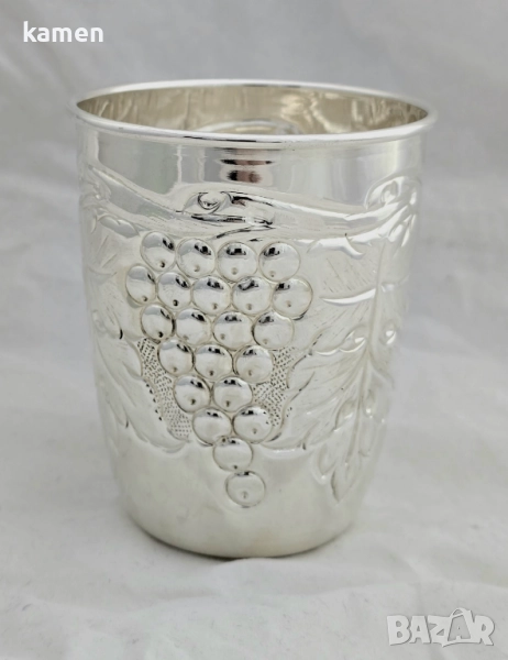 Сребърна Чаша за Вино,Вода 250мл., снимка 1