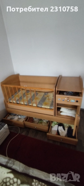 Бебешко легло Бертони , снимка 1