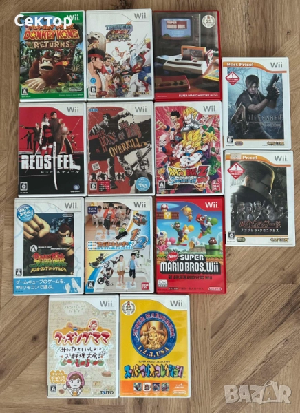 Редки заглавия/игри за Nintendo Wii на Японски Resident Evil / Mario / Donkey Kong и др., снимка 1