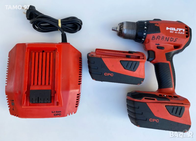 Hilti SF 4-A22 ATC - Акумулаторен винтоверт 2x22V 5.2Ah, снимка 1