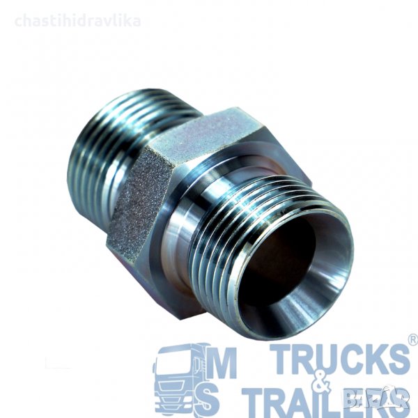 Нипел HYVA 1/2” - 1/2”, снимка 1