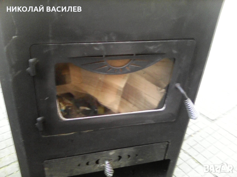     Камина     - Височина  1  м . /   60 / 55 /   и  печка    /  ЧУДО     /  продава  ., снимка 1