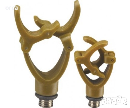 Чатал лале заключващо държач за въдици с универсална резба месинг, снимка 1