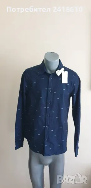Scotch & Soda Pique Cotton Mens Size S НОВО! ОРИГИНАЛ! Мъжка Риза!, снимка 1