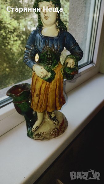 Старинна Стара Българска Керамика фигура статуетка статуя , снимка 1