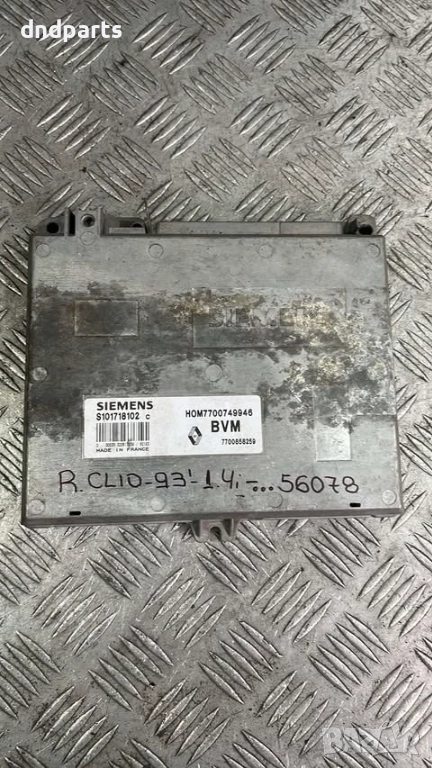 Компютър Renault Clio 1.4i 1993г. S101718102 7700749946 , снимка 1