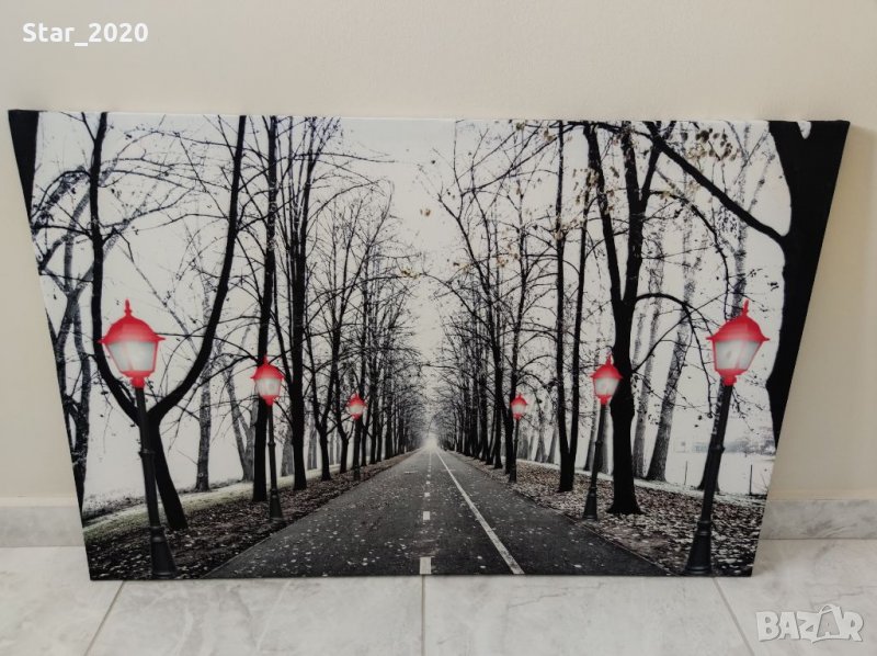 Светеща картина с Led осветление - улицата в Картини в гр. Хасково ...