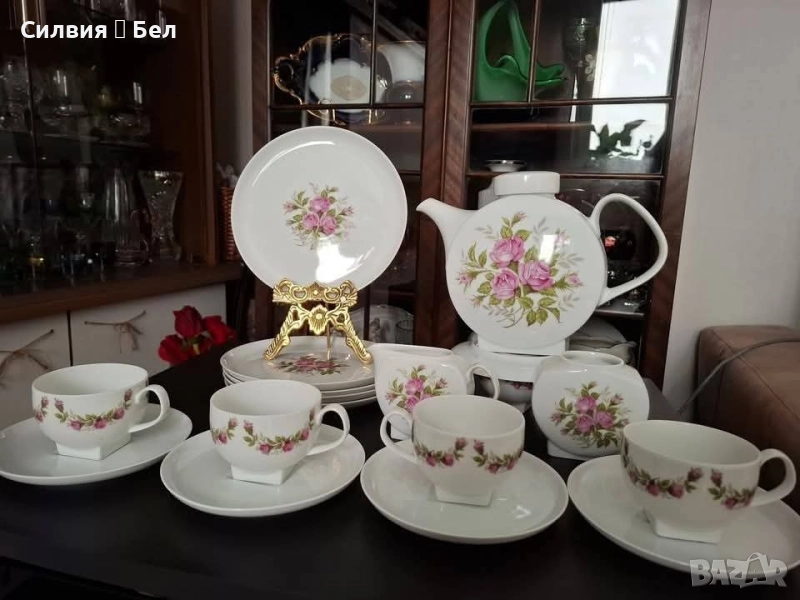 Сервиз за кафе- ретро порцелан , снимка 1