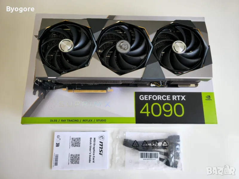 NVIDIA MSI RTX 4090 Suprim X 24GB, снимка 1