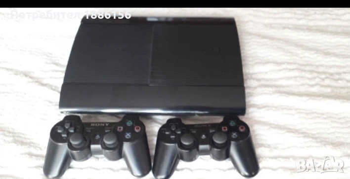 ps3 super slim хакнат 500gb перфектен, снимка 1