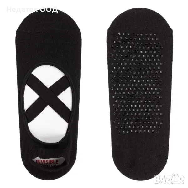 Дамски чорапи за йога и пилатес, Черни, снимка 1