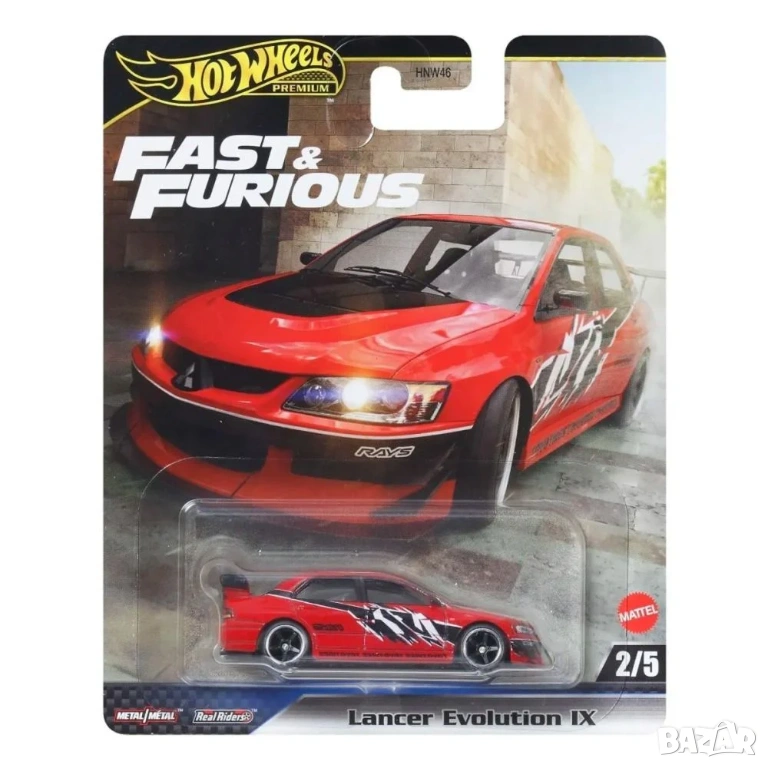 Lancer Evolution IX  Hot wheels PREMIUM FAST & FURIOUS, снимка 1
