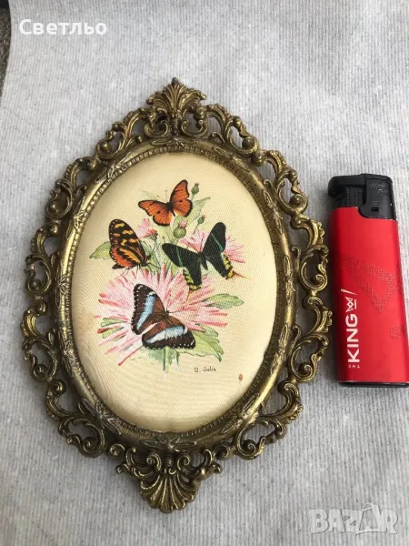 Старинен, копринен ковьор, снимка 1