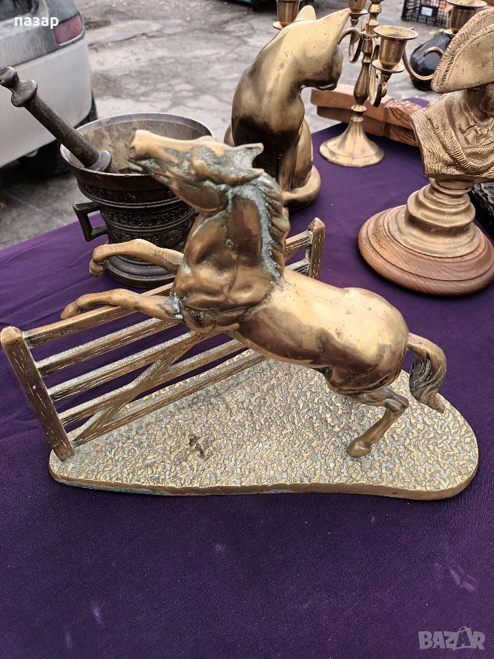 Бронзов кон сувенир, снимка 1