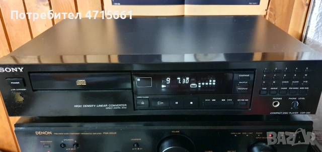 Sony CDP-295   CD player компакт диск плеър