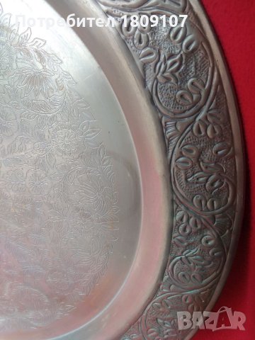 Тава-поднос , снимка 5 - Антикварни и старинни предмети - 40387153