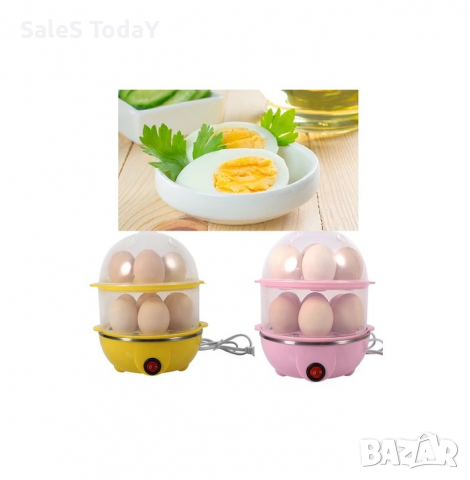 Яйцеварка за 14 яйца, Уред за готвене на пара, на два реда по 7бр., снимка 3 - Уреди за готвене на пара - 36285676