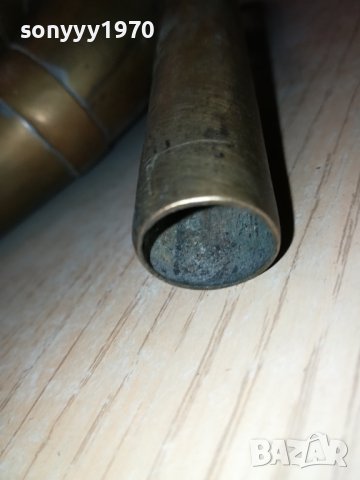 ТРЪБА КРЪГЛА МЕД МЕСИНГ ВНОС ФРАНЦИЯ 2509231835M, снимка 10 - Антикварни и старинни предмети - 42316559