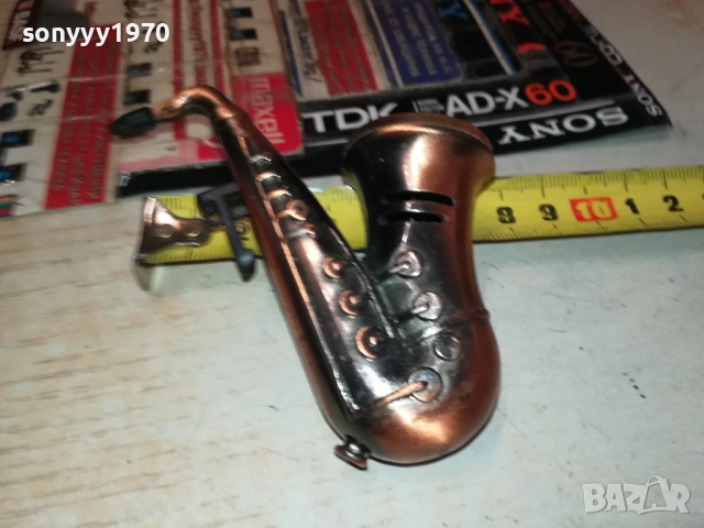 САКСОФОН-ЗАПАЛКА ЗА КОЛЕКЦИЯ 2508251904, снимка 5 - Антикварни и старинни предмети - 51487147