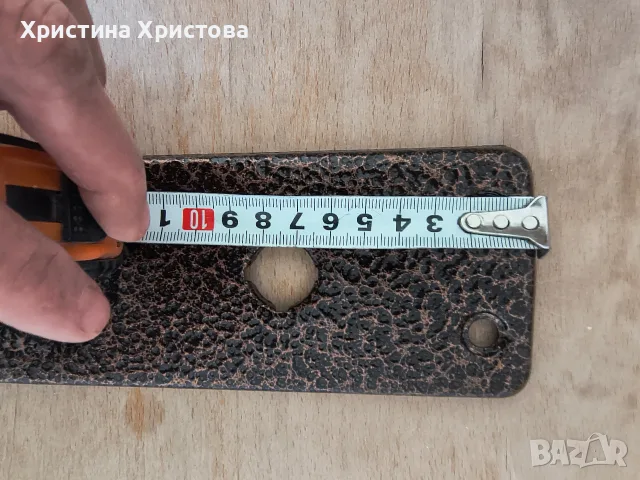 Дръжки за секретна брава Locksys с шилд шагрен, 72 мм, Classic 5001 no, снимка 8 - Входни врати - 56213181