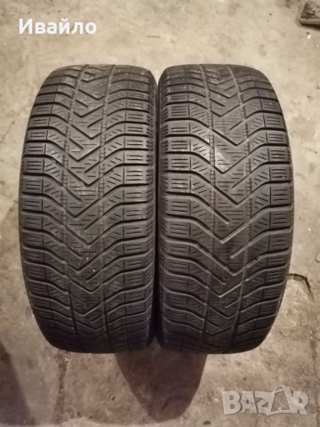 Продавам 2 броя зимни гуми 205.55.16 на 1 сезон дот 2019 Pireli 