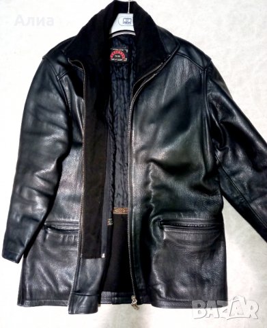 Мъжка кожена шуба XL , снимка 6 - Якета - 38697286