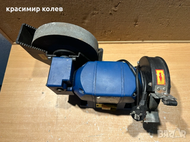 комбиниран шмиргел за мокро и сухо шлифоване"Haager HNTS 150/200", снимка 3 - Други инструменти - 53431586