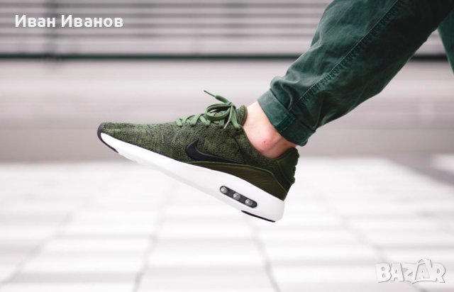 маратонки  NIKE AIR MAX MODERN FLYKNIT "ROUGH GREEN" номер 42,5-43, снимка 3 - Маратонки - 41386605