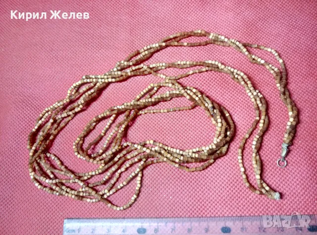 СТАРО МЪНИСТЕНО РЕТРО КОЛИЕ ОГЪРЛИЦА РЪЧНА ИЗРАБОТКА с НУЖДА от ЗАКОПЧАЛКА 47330, снимка 5 - Антикварни и старинни предмети - 47283384