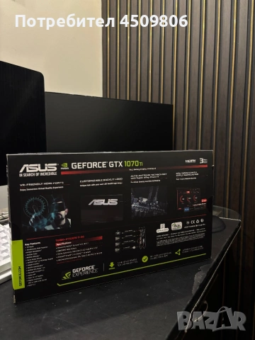 Nvidia Asus GeForce 1070Ti Turbo 8GB OC, снимка 2 - Видеокарти - 53472372