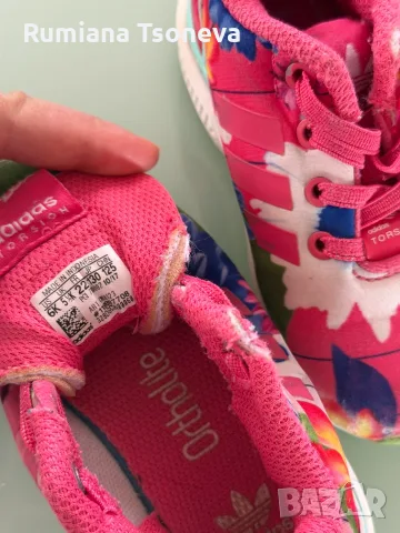 Маратонки Adidas за момиче размер 22, снимка 6 - Детски маратонки - 56335892
