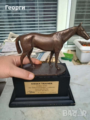 Бронзова награда за конни надбягвания, снимка 4 - Колекции - 52350508
