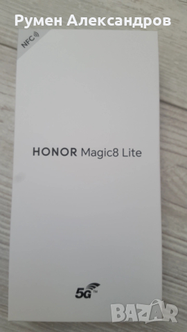 НОВ ЗАПЕЧАТАН Honor Magic8 Lite 8GB RAM 512GB Forest Green