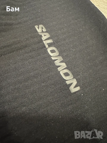 Мъжко!Salomon Hoody/горнище с качулка размер М, снимка 4 - Суичъри - 53470006