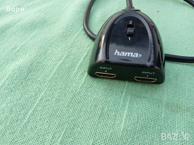 Hama HDMI™ Switcher 2x1, снимка 2 - Стойки, 3D очила, аксесоари - 35695856