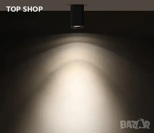 Нова Алуминиева LED лампа за таван стая балкон осветление 10W 3000K, снимка 3 - Лампи за таван - 49945138