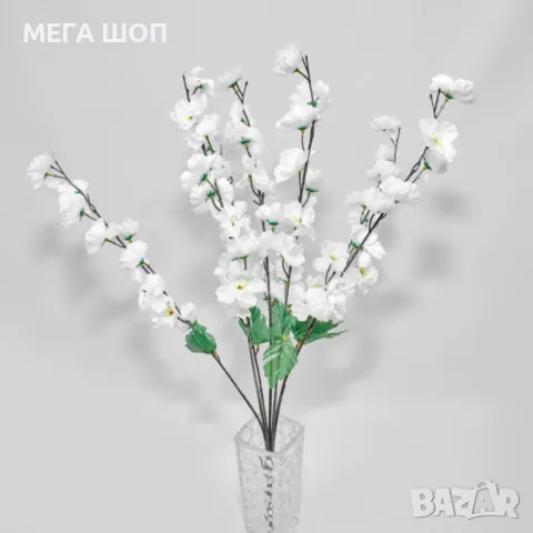Изкуствени декоративни клонки с цветчета, снимка 4 - Изкуствени цветя - 50332428