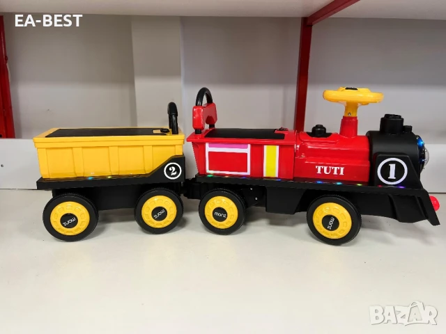 🚂✨ Акумулаторен детски влак Tuti – влакче на мечтите! ✨🚂, снимка 11 - Детски велосипеди, триколки и коли - 51074820