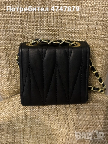 Малка черна елегантна чанта, снимка 3 - Чанти - 53863233