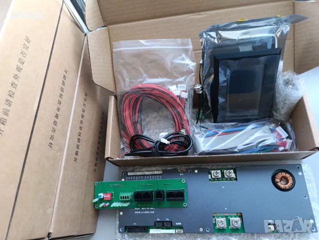 JK BMS 200A JK-PB2A16S20P 4.3" LCD active balancing equalizer LiFePO4 LiIon батерии соларни системи, снимка 12 - Друга електроника - 50207661