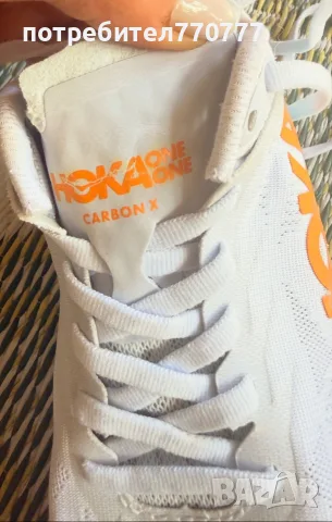 Hoka carbon x 2 W бели маратонки, снимка 5 - Маратонки - 56218990