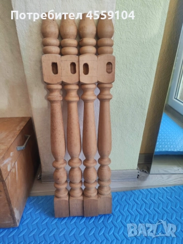 Струговани крака за маса, снимка 6 - Маси - 52976415