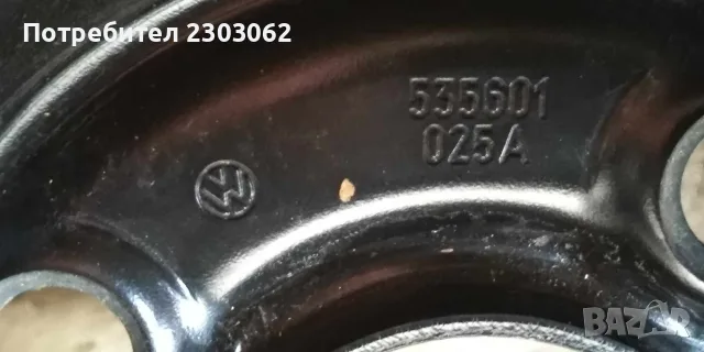 Резервна гума тип патерица за VW, снимка 6 - Гуми и джанти - 55978161