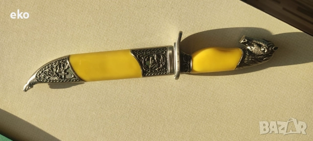 нож с кания, снимка 4 - Ножове - 52675961