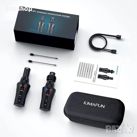 Чисто нова UHF безжична система за микрофон KIMAFUN KM-U208A  , снимка 7 - Микрофони - 55729704