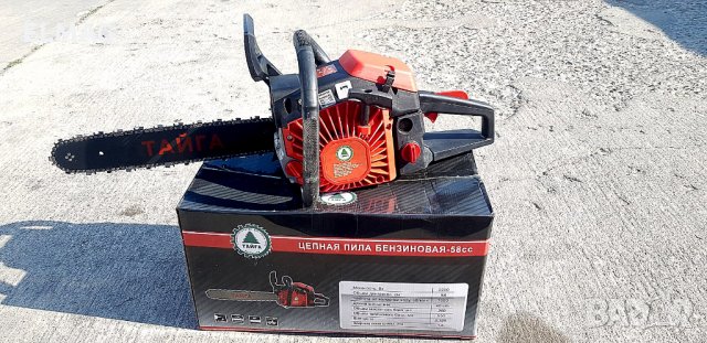 МОТОРЕН ВЕРИЖЕН ТРИОН ,,ТАЙГА''  58см3, 2200ВТ, снимка 1