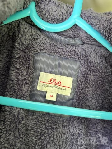 s.Oliver нпво преходно яке със шапка,80 размер, снимка 5 - Бебешки якета и елеци - 44493793