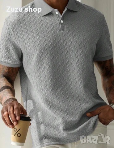 Мъжка тениска с яка, снимка 13 - Тениски - 50814350